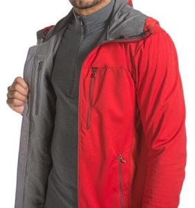 breathable hooded waterproof softshell jacket